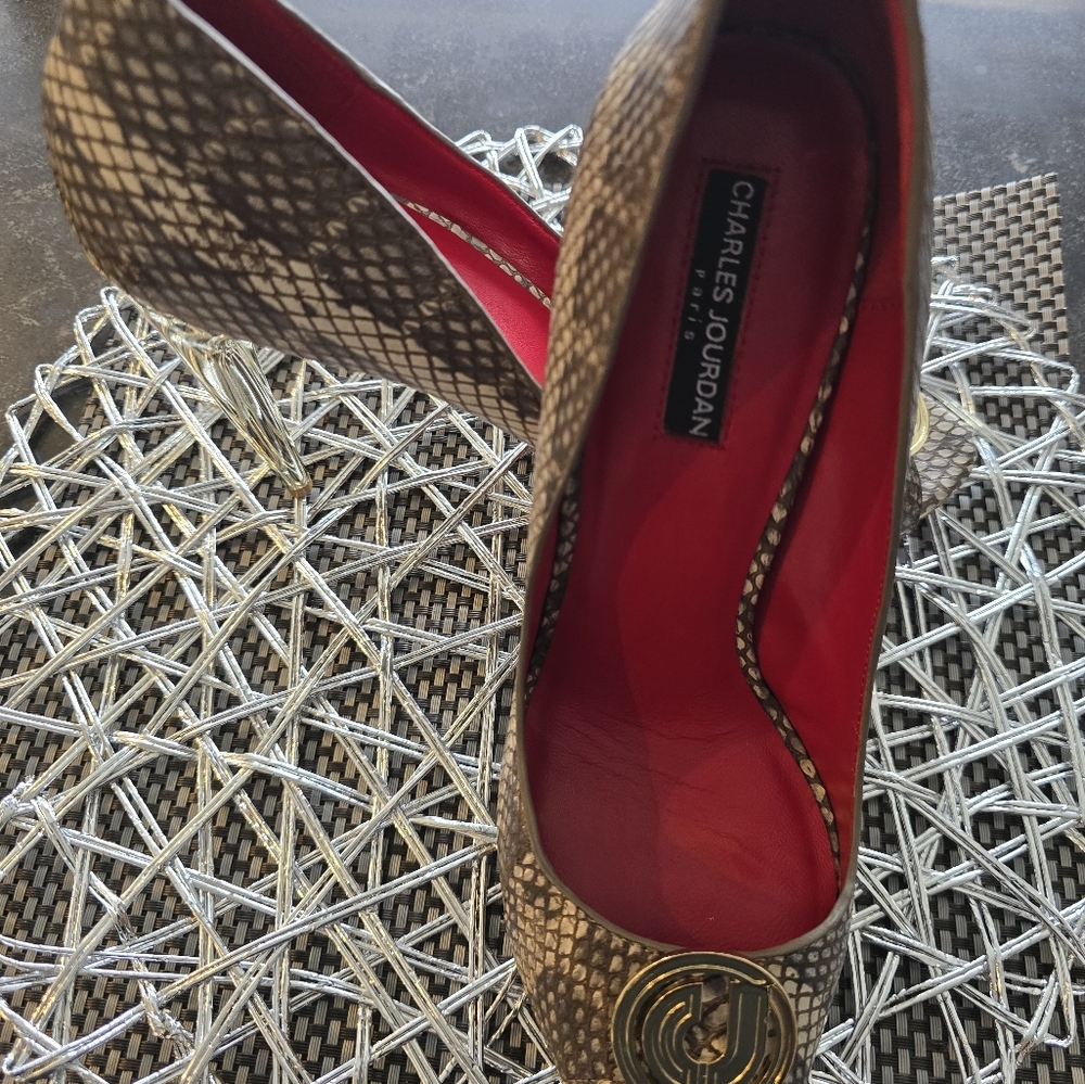Charles Jourdan (Designer) Brown Women's Heels